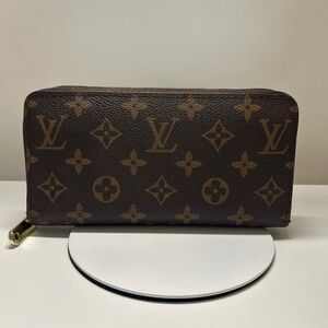 Louis Vuitton Brown Monogram Zip Wallet